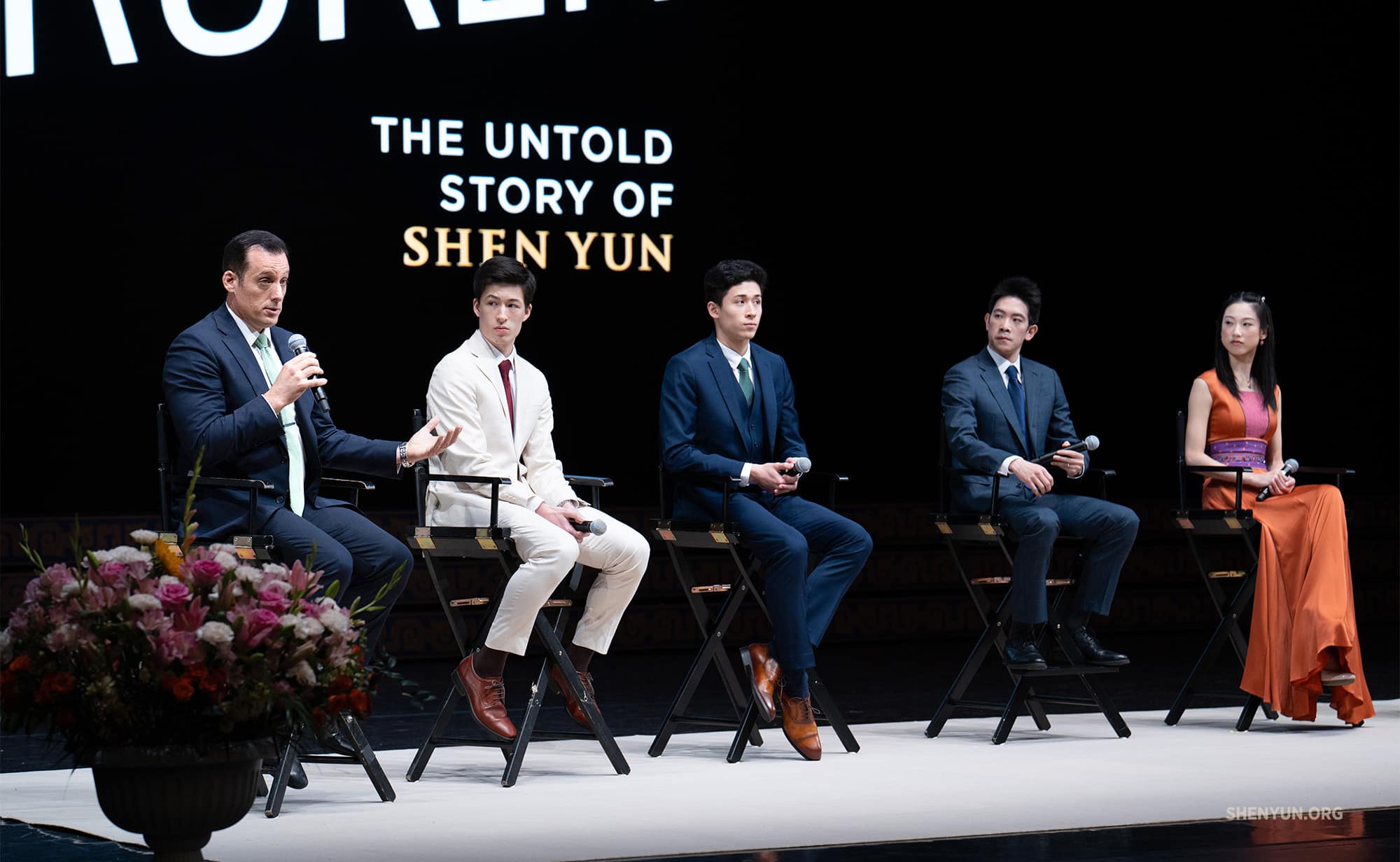 UNBROKEN cast members participate in a discussion panel after the documentary screening.