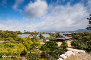 Utsikt från slottet Nijo i Kyoto. (Foto av Kenji Kobayashi)